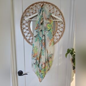 Charlotte Russe Floral infinity scarf